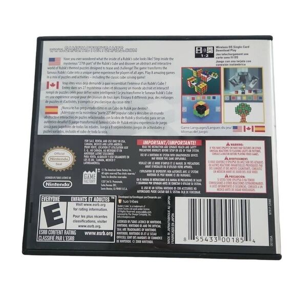 Nintendo DS Rubik's World Game with Case - Picture 2 of 4
